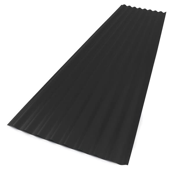 26 in. x 96 in. x. 063 in. Black Foamed Polycarbonate Sheet