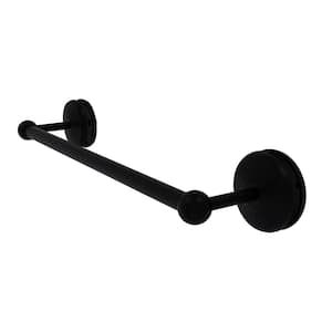 Monte Carlo Collection 18 in. Shower Door Towel Bar in Matte Black