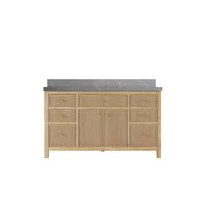 Willow Collections Sonoma Teak 60 in. W x 22 in. D x 36 in. H Single ...