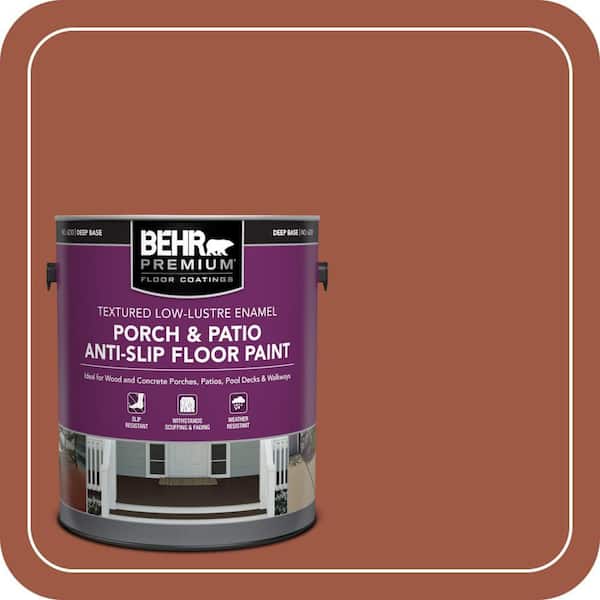 1 gal. #PFC-15 Santa Fe Textured Low-Lustre Enamel Interior/Exterior Porch and Patio Anti-Slip Floor Paint