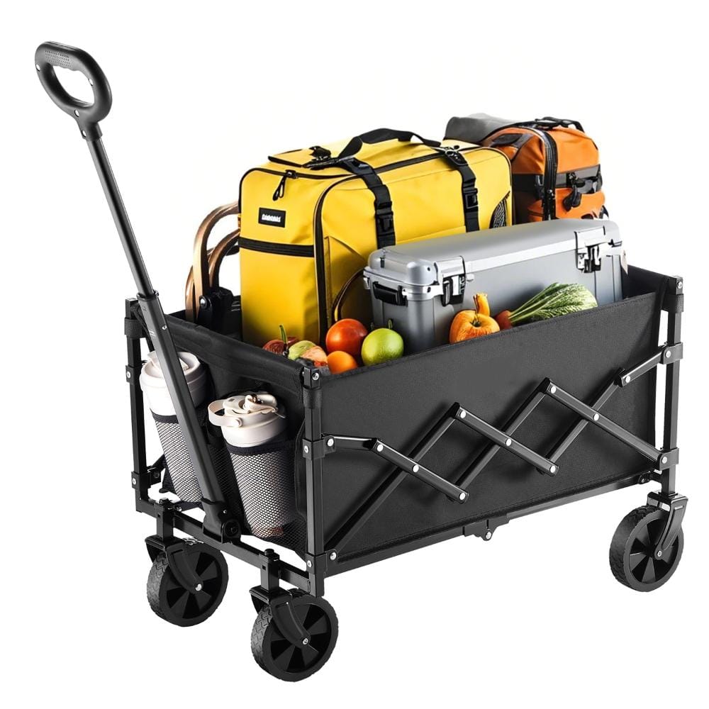 225lbs Lightweight Collapsible Wagon for Shopping, Camping & Garden price history on PriceWatchPro