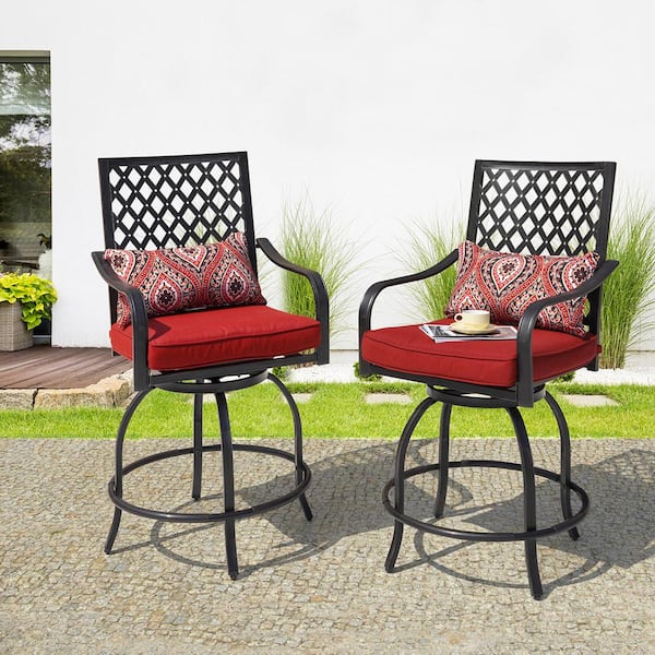 Outdoor Swivel Counter Height Stools, Counter Height Outdoor Chairs Swivel