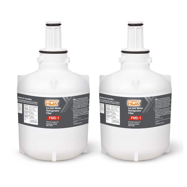 FMS-1 Samsung HAF-CU1S Premium Refrigerator Water Filter Replacement (2 Pack)