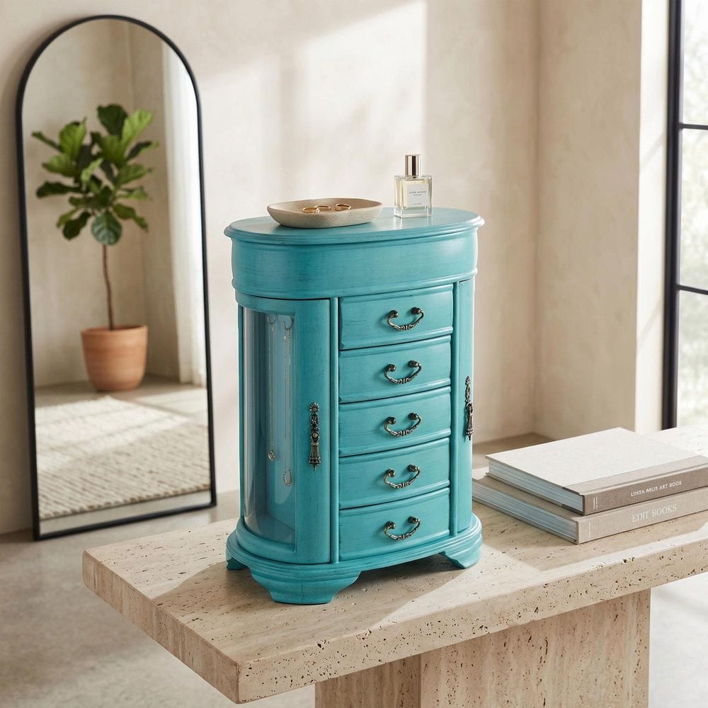 HIVES HONEY Daphne Jewelry Chest 6006-860 - The Home Depot