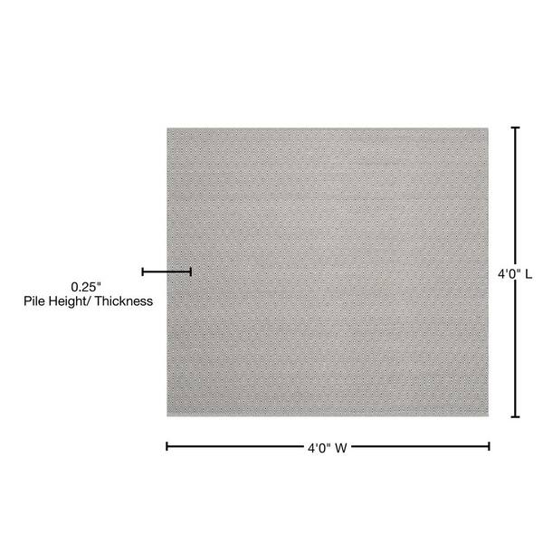 Jean Pierre Beige and White 26 in. x 72 in. Trellis Washable Non-Skid  Runner Rug YMA016661 - The Home Depot