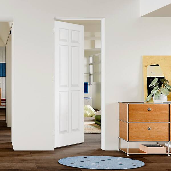 TENONER 30 in. x 80 in. 6- Panel, Composite, White Primed, MDF TENONER 30 in. x 80 in. 6- Panel, Composite, White Primed, MDF