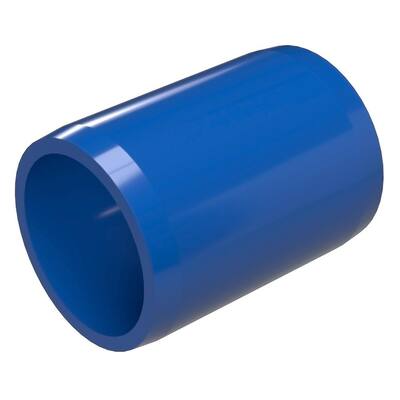 1/2 in. Furniture Grade PVC External Coupling in Blue (10-Pack)