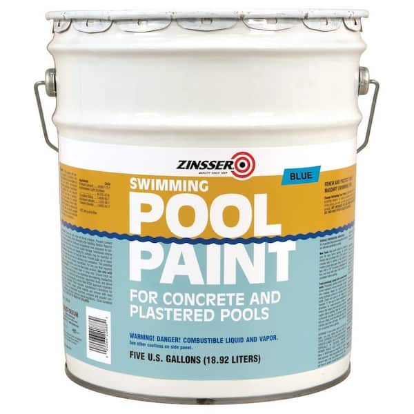 Zinsser 5 gal. Blue Flat Oil-Based Swimming Pool Paint