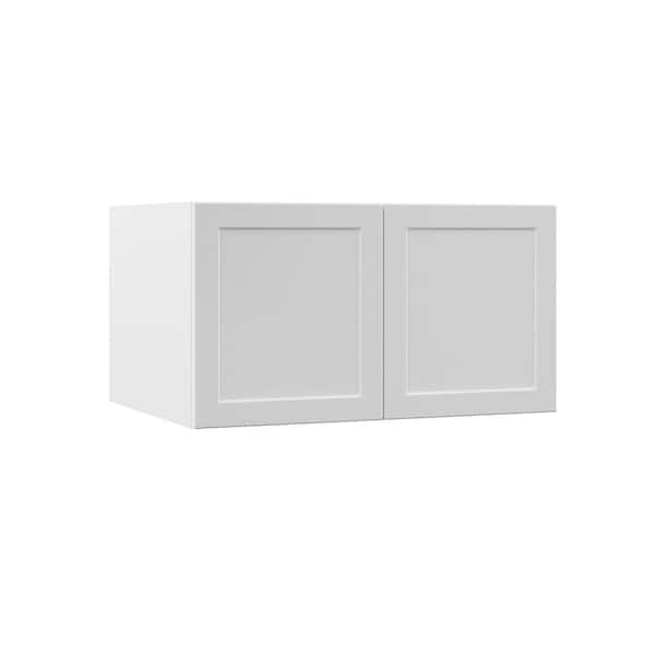 Hampton Bay Designer Series Melvern Assembled 33x18x24 in. Wall Kitchen Cabinet in White