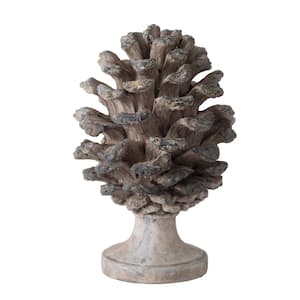 Polyresin Pine Cone Table Decor - 10 in. H