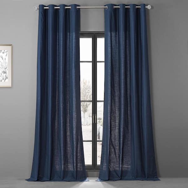 Grommet Panel good (6 Pack) Textured Silk (Indigo)