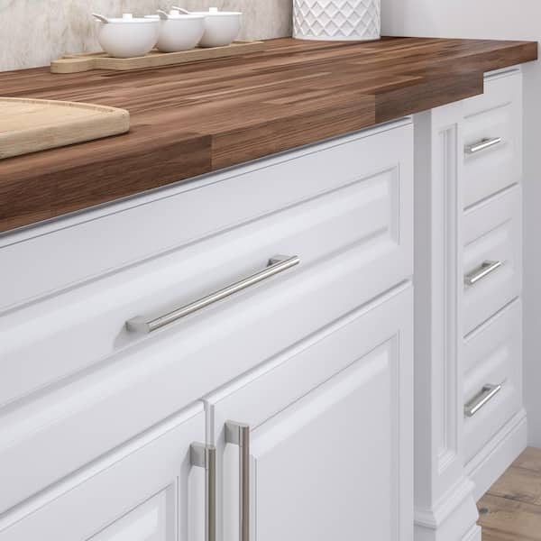 Avellino Collection 12-5/8 in. (320 mm) Modern Brushed Nickel Cabinet Bar Pull