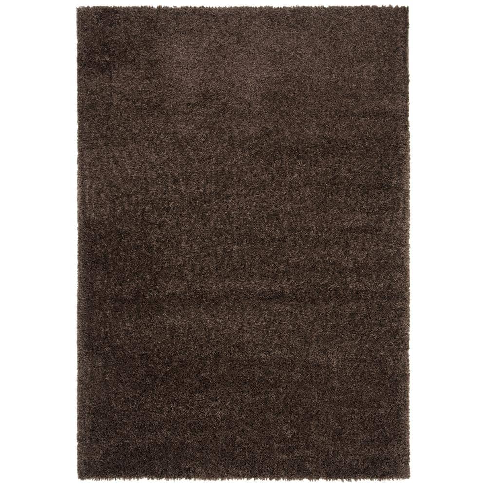 August Shag Brown 2 ft. x 4 ft. Solid Area Rug price history on PriceWatchPro