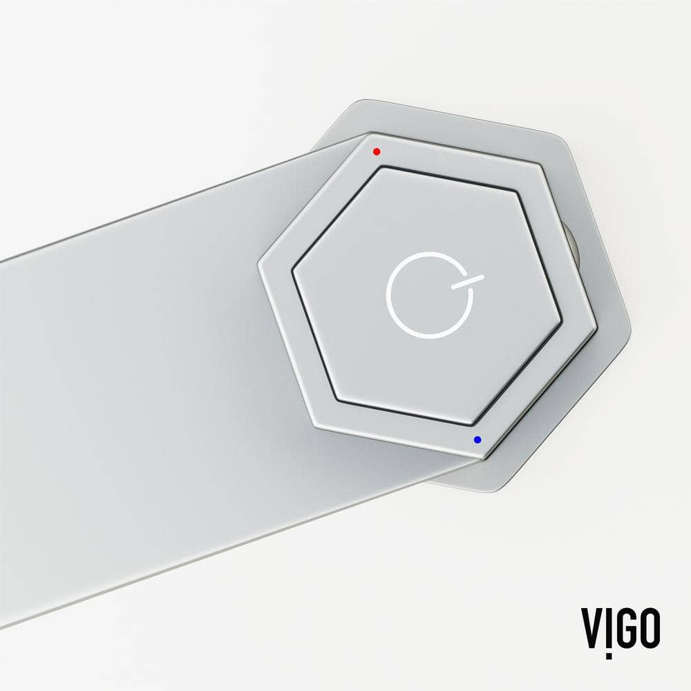 Modern Chrome Hexagonal Single-Hole Bathroom Faucet