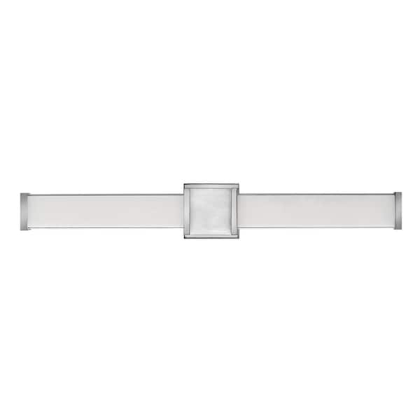 Hinkley Pietra 53-Watt Integrated LED 30.75 in. Bath Vanity Light in Chrome