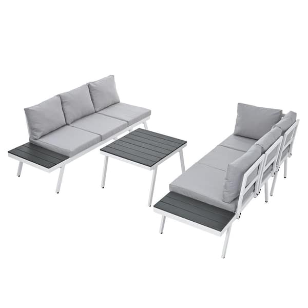 Aluminium garden lounge discount set