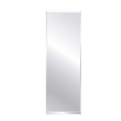 16 in. W x 60 in. H Rectangular Frameless Beveled Edge Wall Bathroom Vanity Mirror in Silver