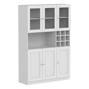 Whimsical Monti White Food Pantry with Drawer Kitchen Storage Cabinet