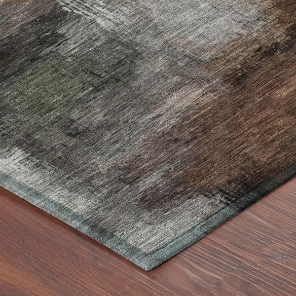 Chantille Machine Washable Indoor/Outdoor Abstract ACN2738 Granite 3 ft. x 4 ft. Area Rug