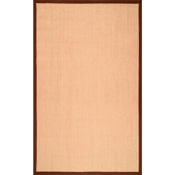 nuLOOM Orsay Machine Woven Jute Brown 8 ft. x 10 ft. Area Rug
