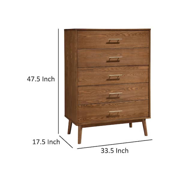 A Furniture Classics Brown 2-Drawer 33.5-in File Cabinet