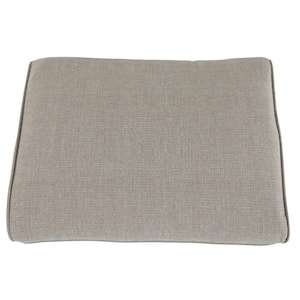 19 in. x 24 in. x 3.6 in. Beacon Park Toffee Replacement Outdoor Ottoman Cushion