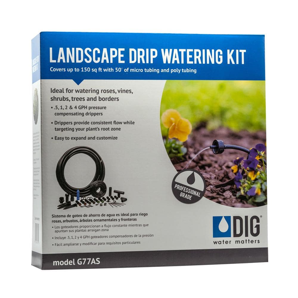 DIG Drip Hose Bib Kits,Drip Irrigation Kit G77AS - The Home Depot