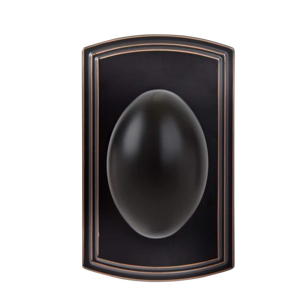 Italian Collection Canova Edged Bronze Hall/Closet Door Knob