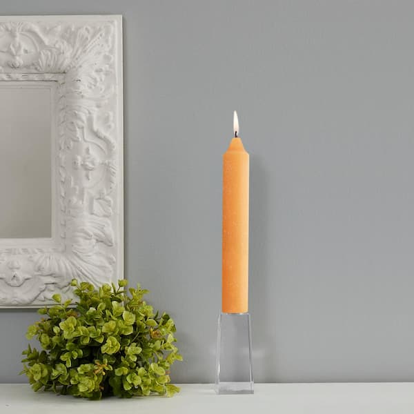 ROOT CANDLES 9 in. Timberline Collenette Mandarin Dinner Candle (Box of 4)