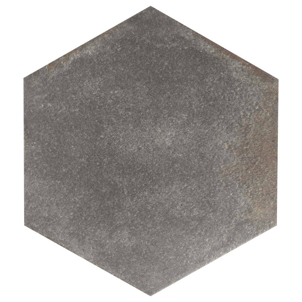 D'Anticatto Hex Notte 11 in. x 12-3/4 in. Porcelain Floor and Wall Take Home Tile Sample price history on PriceWatchPro