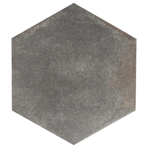 D'Anticatto Hex Notte 11 in. x 12-3/4 in. Porcelain Floor and Wall Take Home Tile Sample