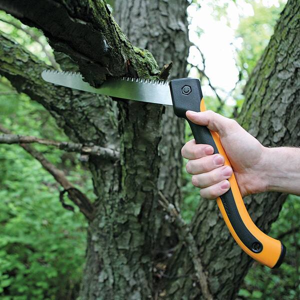 Hunting Shrubs Camping 15" Folding Locking Pruning Saw 7" Blade Trim Trees 