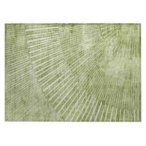 Chantille ACN542 Sage 1 ft. 8 in. x 2 ft. 6 in. Machine Washable Indoor/Outdoor Geometric Area Rug