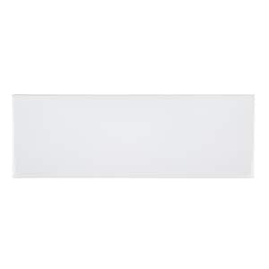 Allegro White 6 in. x 18 in. Glossy Ceramic Wall Tile (0.75 sq. ft.)