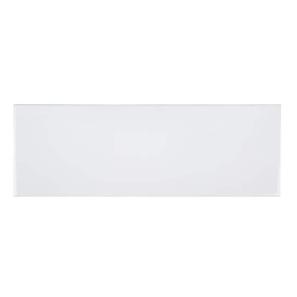 Jeffrey Court Allegro White 6 in. x 18 in. Glossy Ceramic Wall Tile (0.75 sq. ft.)