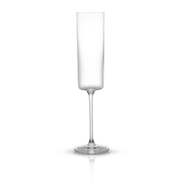 JoyJolt Champagne Flutes – Claire Collection Crystal Champagne  Glasses Set of 2 – 5.7 Ounce Capacity – Exquisite Craftsmanship – Ideal for  Home Bar, Special Occasions – Made in Europe: Wine Glasses
