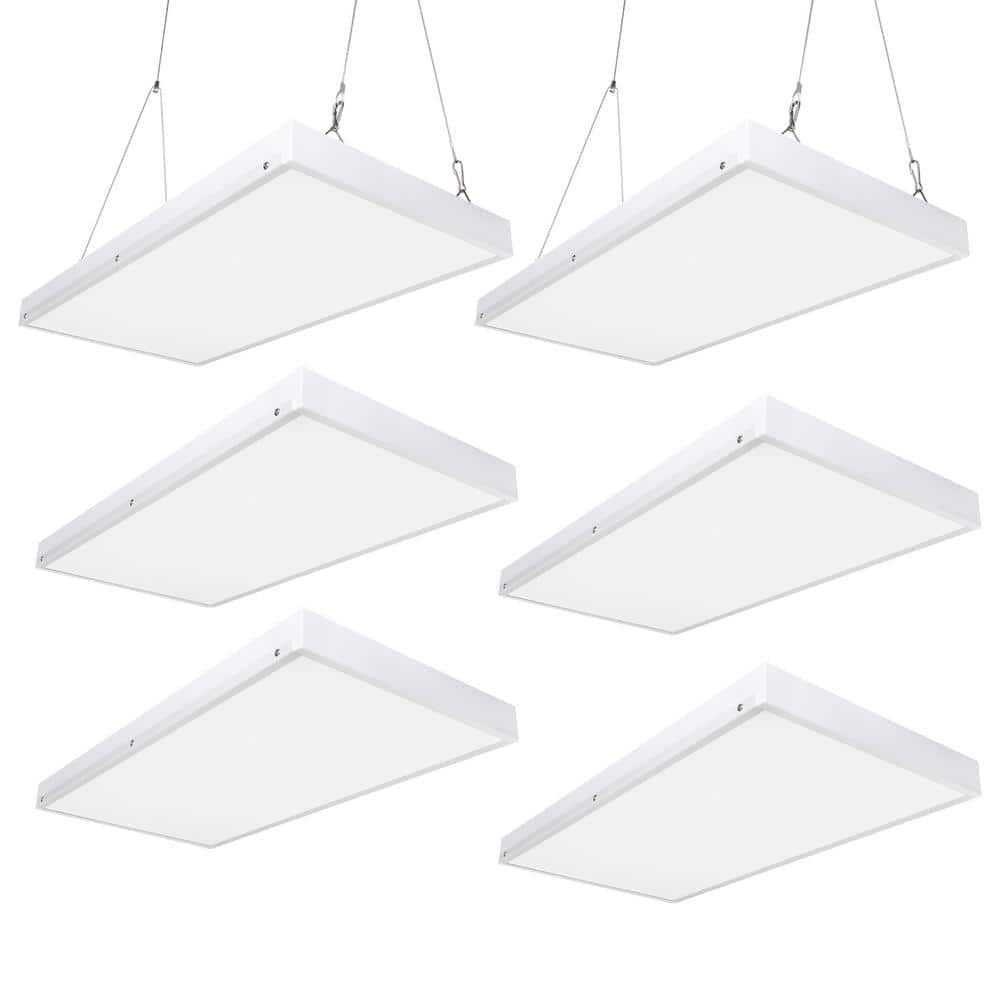 2ft. 100-Watt Integrated LED White LED Linear High Bay Light 16000 Lumens 5000K Daylight for Shop, Warehouse (6-Pack） price history on PriceWatchPro