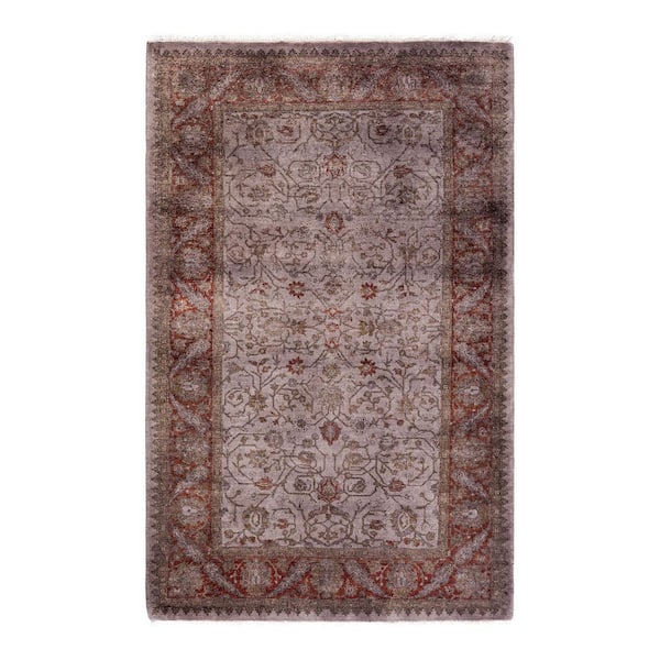 Chloe & Olivia Home Overdyed Beige 3 x 5 Wool Indoor Area Rug