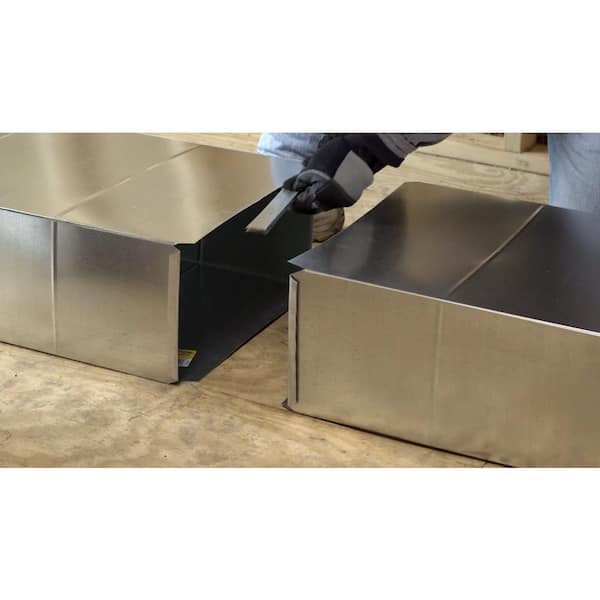 6 NEW 8 X 8 INCH HVAC DUCT WORK END CAP GALVANIZED SHEET METAL BUILDING SUPPLY 