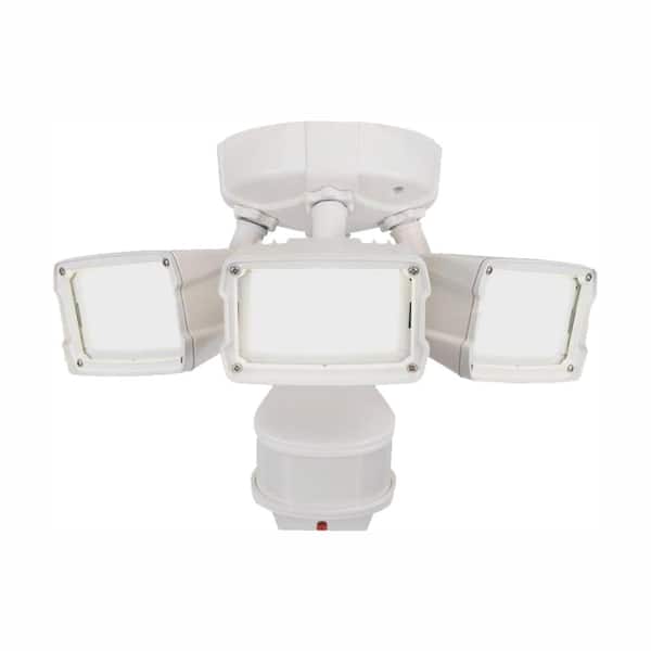 Defiant 270 Degree White Doppler Motion Activated Outdoor LED Security Flood Light