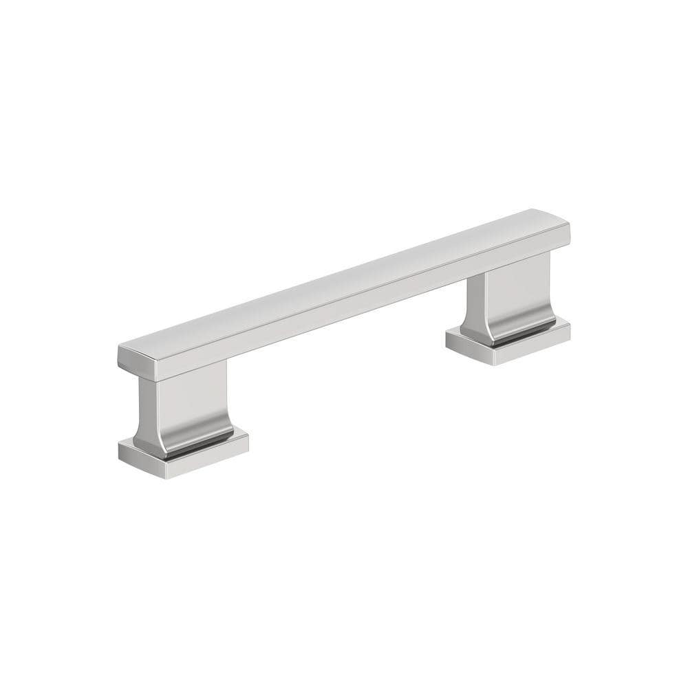 Triomphe Polished Chrome Modern Cabinet Pulls, 10 Pack