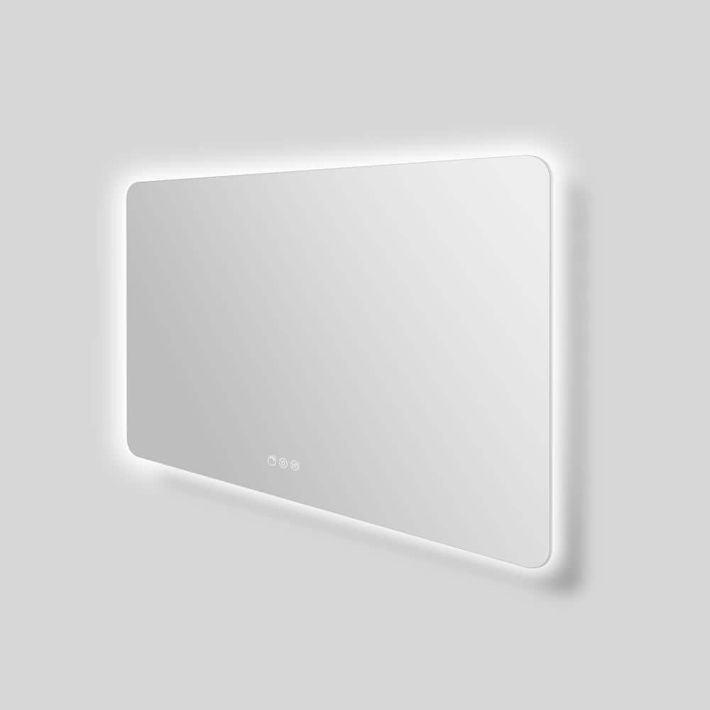 40" x 28" Frameless LED Bathroom Vanity Mirror with Anti-Fog