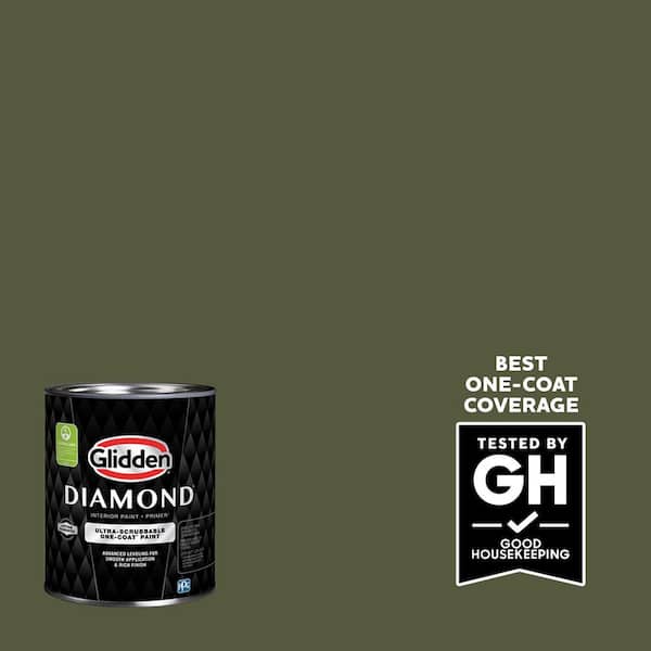 Glidden Diamond 1 qt. PPG1125-7 Pinetop Eggshell Interior Paint with Primer