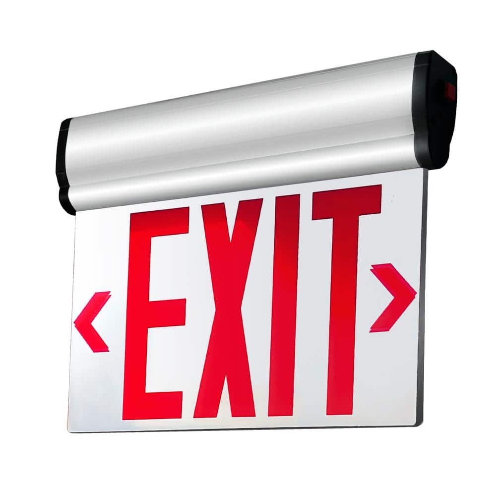 14-Watt Equivalent Integrated LED Red Exit Sign With Ni-Cad 4.8-Volt Battery price history on PriceWatchPro