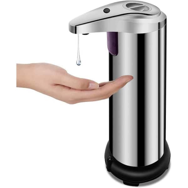 280ml Stainless Auto Handsfree Sensor Touchless Soap Dispenser Kitchen Bathroom 