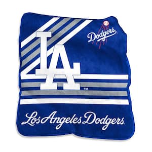LA Dodgers Multi Colored Raschel Throw