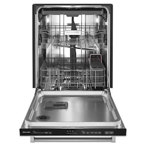 24 in. PrintShield Stainless Steel Top Control Built-In Tall Tub Dishwasher with Stainless Tub, 39 DBA