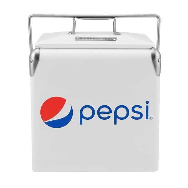 PS-205-14PE-WT 14 Quart Portable Picnic Cooler, White