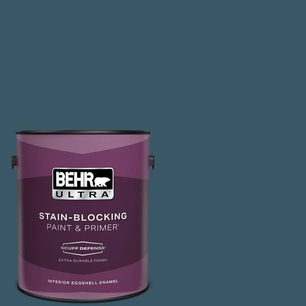 BEHR ULTRA 1 gal. #S460-7 Deep Breath Extra Durable Eggshell Enamel Interior Paint & Primer