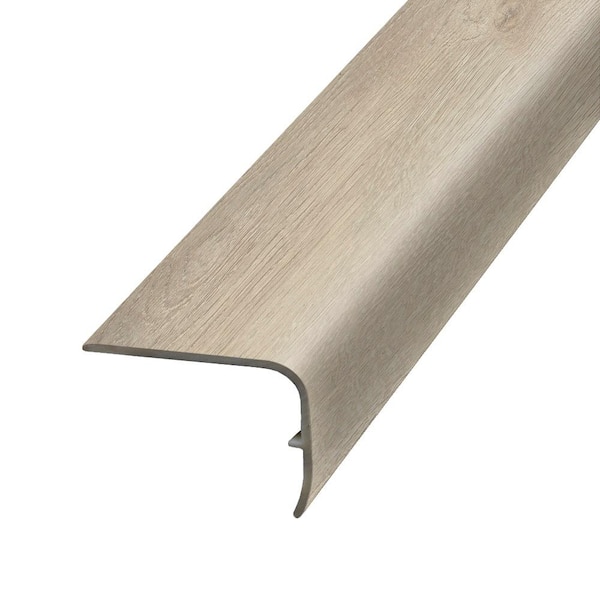 PERFORMANCE ACCESSORIES Powder 1.32 in. T x 1.88 in. W x 78.7 in. L Vinyl Stair Nose Molding